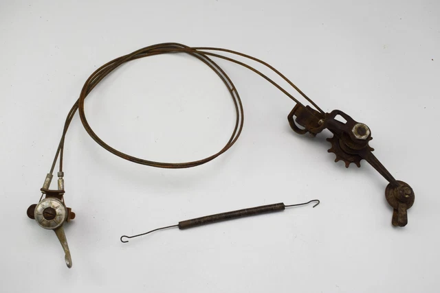 Dérailleur Arrière / Levier De Vitesse / Câble Vélo Vintage Cyclo Twin