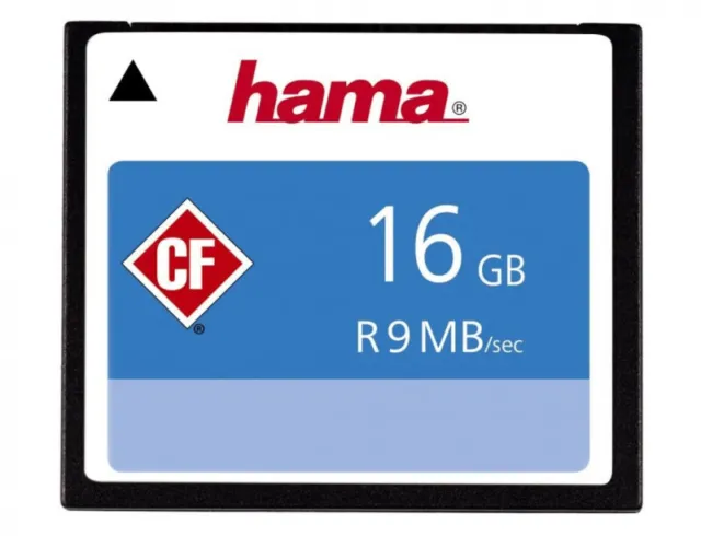 Hama Compact Flash Card 16 GB 9 MB/sec Speicherkarte CF Karte Digital Kamera 555