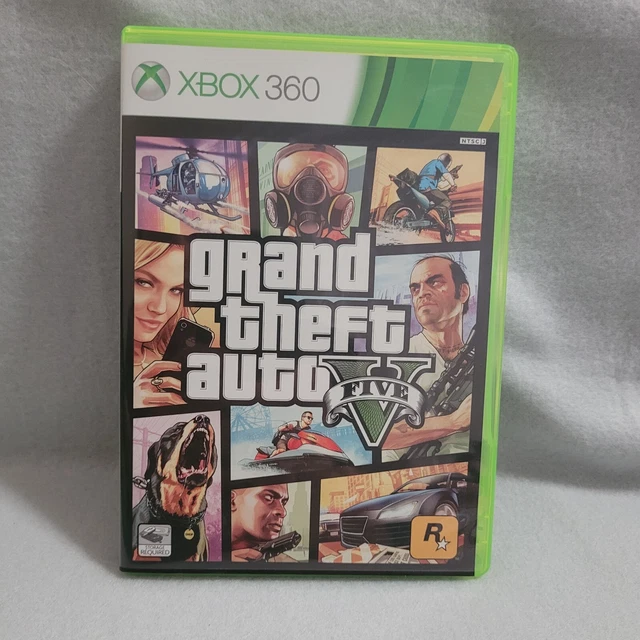 GRAND THEFT AUTO V GTA V 5 Xbox 360 Game Complete With Manual Free Post ...