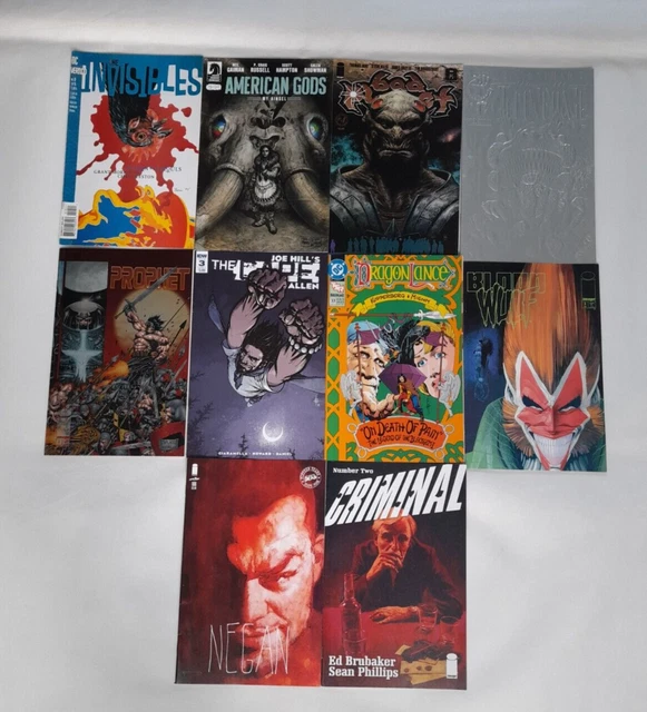 Horror/Fantasy/SciFi/Crime US Comic Bundle x 10