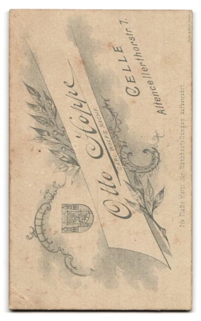 Fotografie Atlier Otto Hoppe, Celle, Altencellerthorstr. 7, Portrait Soldat in 2