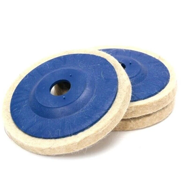 100mm Wheel Buffing Pads Angle Wool Polishing Grinder Wheel Felt Polishing