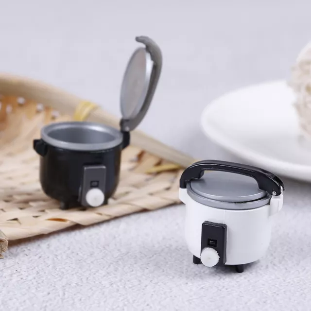1:12 Miniature rice cooker food steamer warmer kitchen cookware dollhX -xd