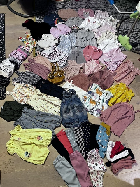 HUGE Baby Girl 3-6 Month Clothes Bundle - NEXT, M&S,Tu, GAP, George, JoJo 