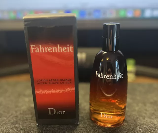 CHRISTIAN DIOR FAHRENHEIT 100Ml Eau De Toilette Spray Brand New