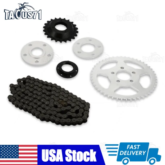 CHAIN DRIVE TRANSMISSION Sprocket Conversion Kit Fit Harley Sportster