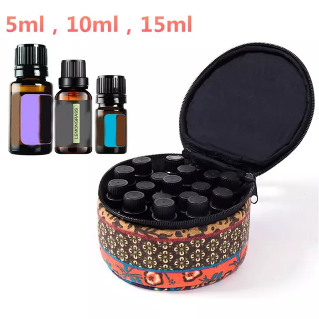 9Bottle Essential Oil Case 15ml 10ml 5ml Holder Storage Aromatherapy Hand Ba ZF