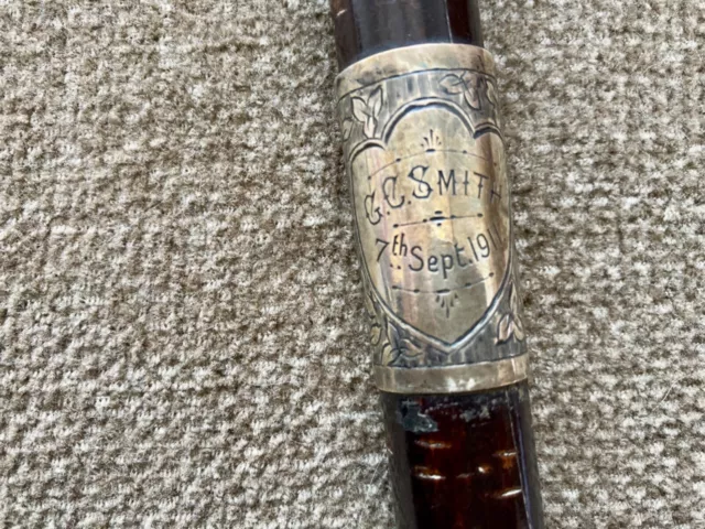 Gentleman's walking Cane/Stick with Secret Concealed Blow Dart and Pot of Poison