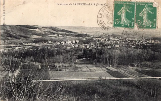 *37164 cpa Panorama de la Ferté Alais