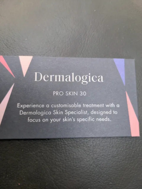 Harvey Nichols Dermalogica Pro Skin 30 Customisable Treatment Gift Card Voucher