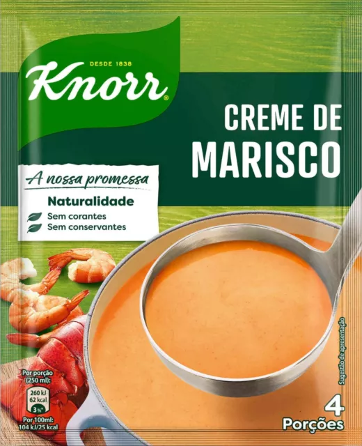 Knorr Shellfish Cream Soup Mix Pack of 5 (5 x 72g) from Portugal