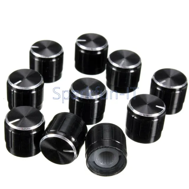 10PCS Useful Volume Control Rotary Knobs For 6mm Dia Potentiometer