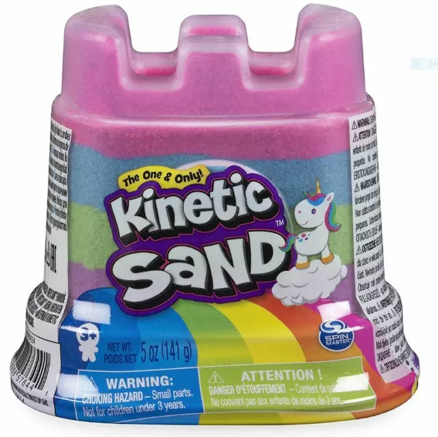 Kinetic Sand Rainbow Unicorn Spin Master Castle Set Fun Toy 141g