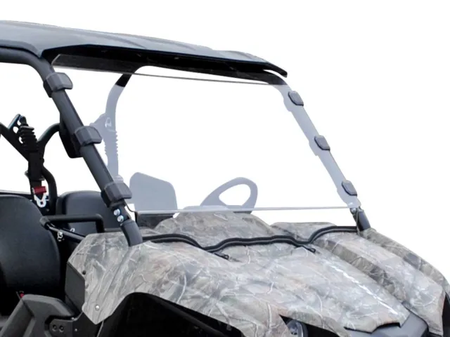 SuperATV Heavy Duty Full Windshield for Yamaha Viking / VI (2014+)