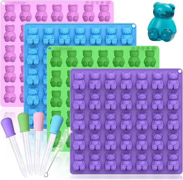 Gummy Bear Mold Candy Making Supplies Chocolate Ice Maker Silicone Moldsn