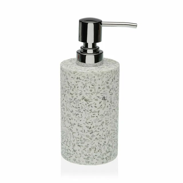 Dispensador de Jabón Versa Blanco Plástico Resina [7,4 x 17,5 x 7,4 cm]