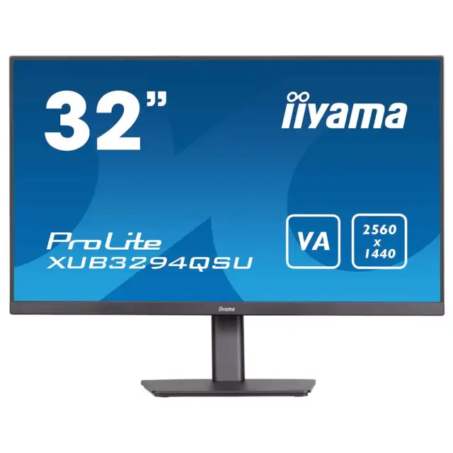 iiyama 31.5" LED - XUB3294QSU-B1 | Écran PC 2.5K 2560 x 1440 pixels 4 ms