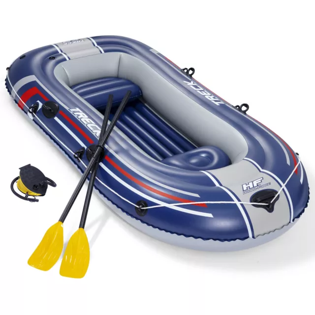 Bestway Boot Schlauchboot Angelboot Hydro-Force 255 x 127 cm Treck X2 mit Pumpe