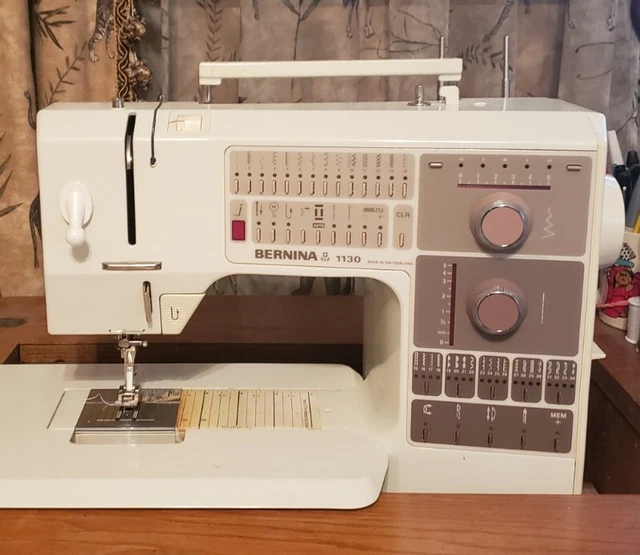 Bernina Sewing Machine Model 1130 With Accessories