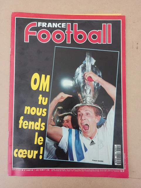 France Football N°1575 OM - Lyon Finale Coupe De France 1976 Rare Collector
