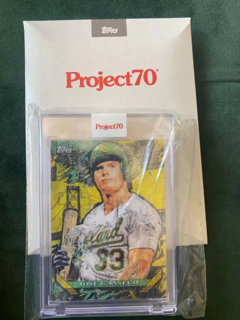 Topps Project70 Jose Canseco Oakland Athletics by Tyson Beck #74 Baseball CardUK