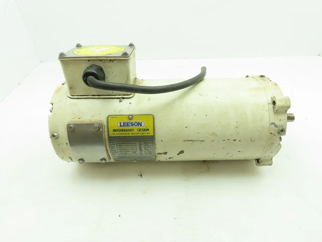 Leeson 108228.00 DC Permanent Magnet Motor 3/4HP 1750RPM 90VDC 5/8"Shaft 56C
