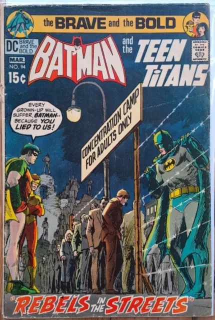 The Brave and the Bold (Vol. 1) #94 - Batman and Teen Titans - US DC Comic 1971