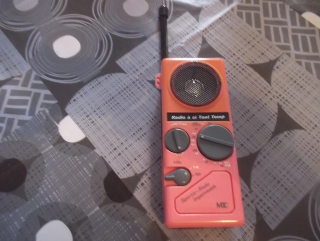 Radio portable imperméable (tout temps) Sportie MDC (FM/LW).
