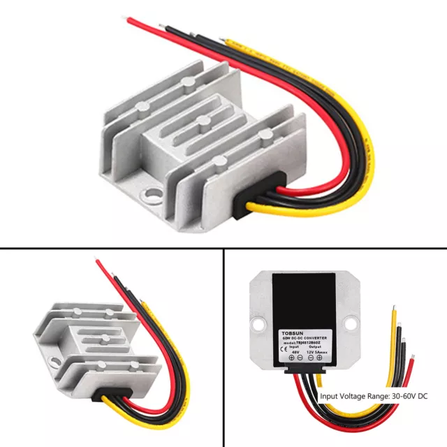 48V auf 12V 5A DC-DC Spannungswandler Spannungsregler Modul Step Down Buck 60W 3