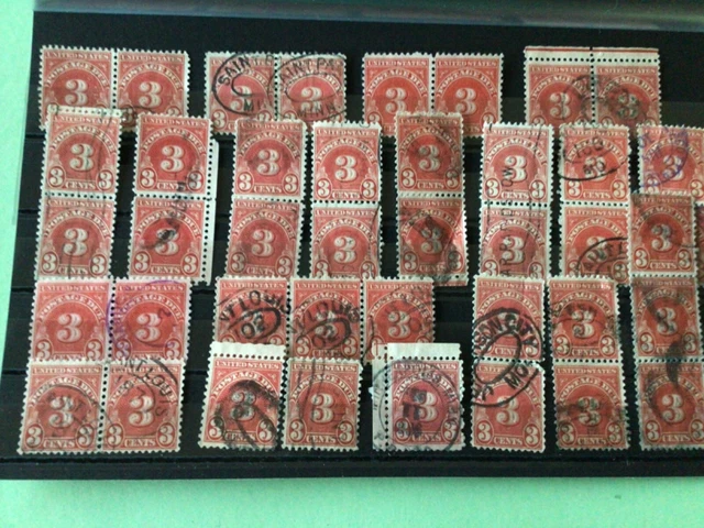 Uunited States postage due used  stamps   Ref A4713