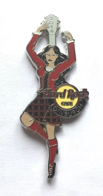 Hard Rock Cafe Pin Badge Edinburgh 2014 Highland Dancer
