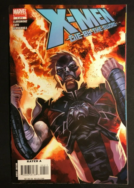 X Men Die By The Sword 4 Psylocke Captain Britain Dazzler Vol 1 Longshot