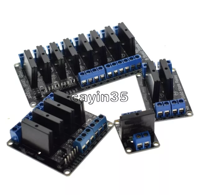 1PCS 5V 1/2/4/8 Channel SSR G3MB-202P Solid State Relay Module CK NEW