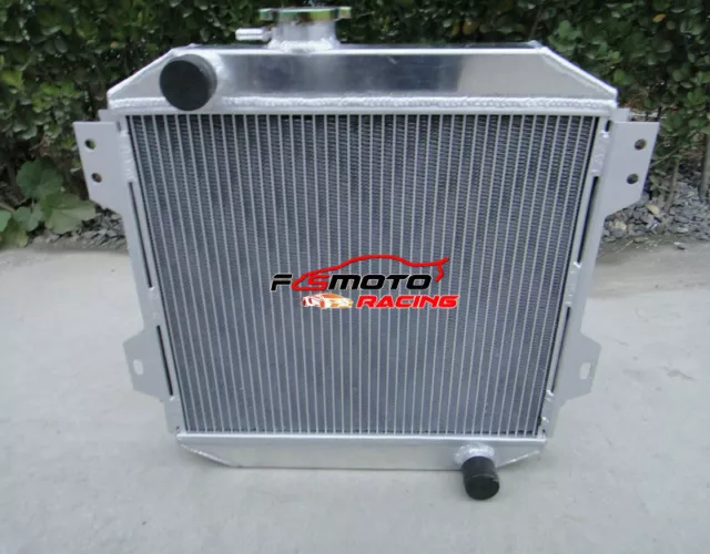 Aluminum Radiator For Ford Capri MK1 MK2 MK3 Kent 1.3L 1.6L/2.0 Essex/Escort 78+ 3