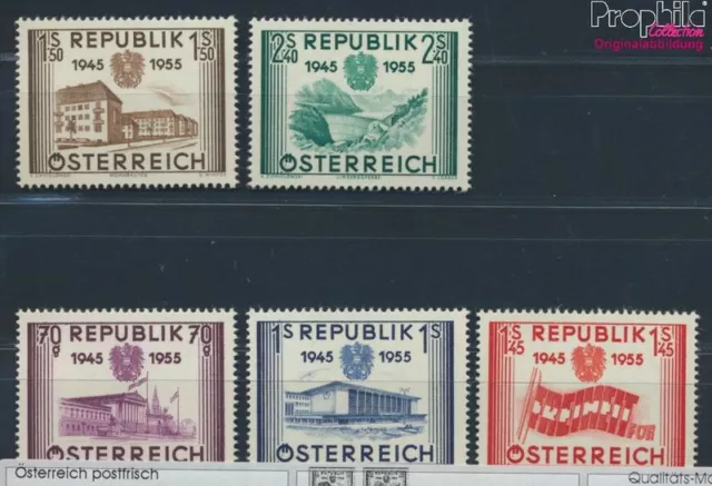 Briefmarken Österreich 1955 Mi 1012-1016 (kompl.Ausg.) postfrisch(8618470