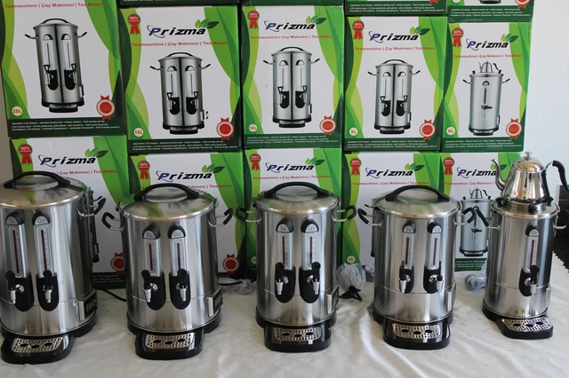 12 Litro Grande Samovar Pieno In Acciaio Inox Display Digitale Della Temperatura - Foto 9