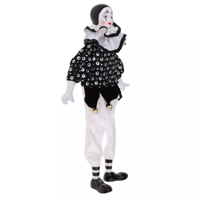 38cm Clown Doll Jester Doll Hand Craft Toy Gifts Figurine for Home Decor #4 3