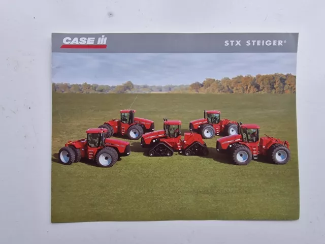 Case/Ih Stx Steiger Series Tractor Sales Brochure