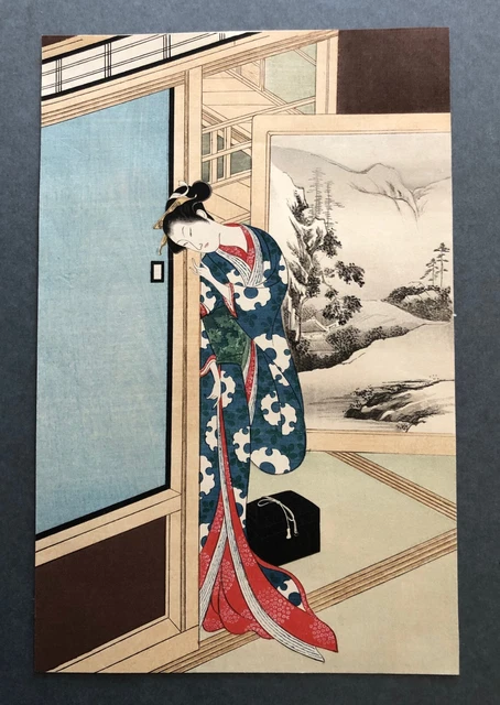 Masterpieces of Old Japanese Color Prints - 2 Woodblock reprints