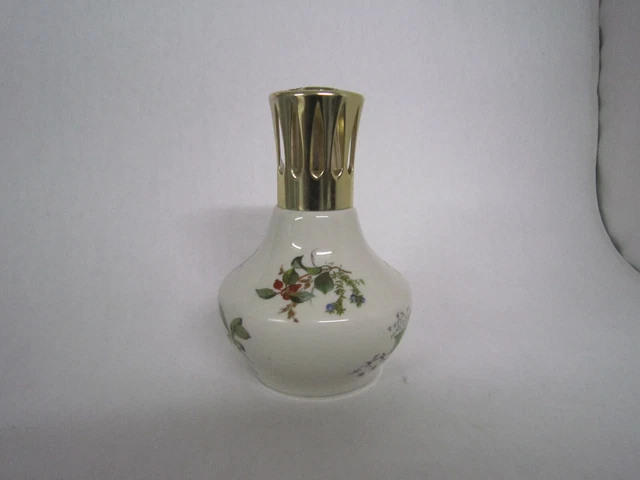 LAMPE BERGER DIFFUSEUR Signe Tharaud En Porcelaine Bouchon Laiton