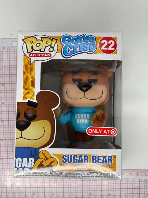 Funko Pop! Ad Icon Golden Crisp Sugar Bear # 22 Target Exclusive Vinyl Figure G5