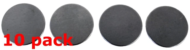 3/8" (.375) Thick A36 Steel Disc - 3.50" Diameter Circle, Made In USA