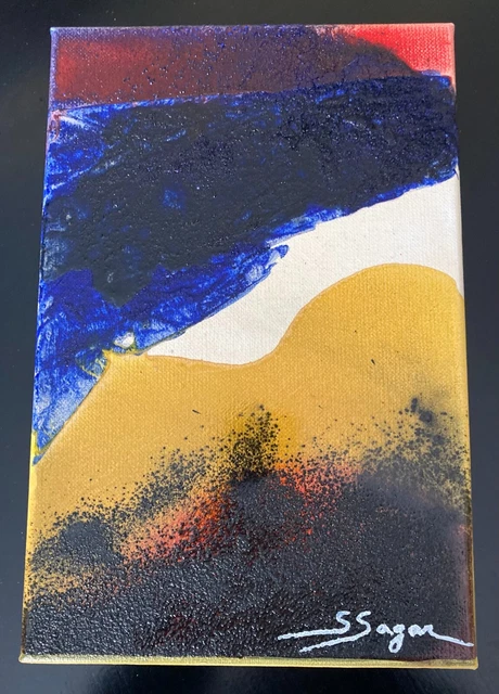 OCASO. T. mixta sobre lienzo, medidas 30*20, Sageeta Sagar 2018