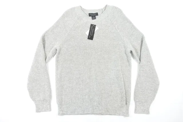 The Mens Store Gray Heather Large Heavyweight Knit Sweater Mens Nwt New