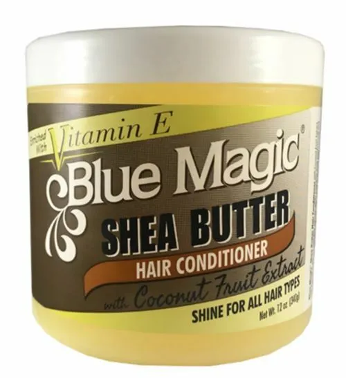 Blue Magic Shea Butter Hair Conditioner Enriched with Vitamin E 12 oz