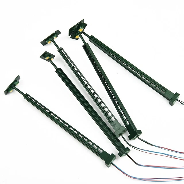 Set Di 5 Luci A Griglia LED Per Modellismo Ferroviario – Scala N – 20mA 36mm