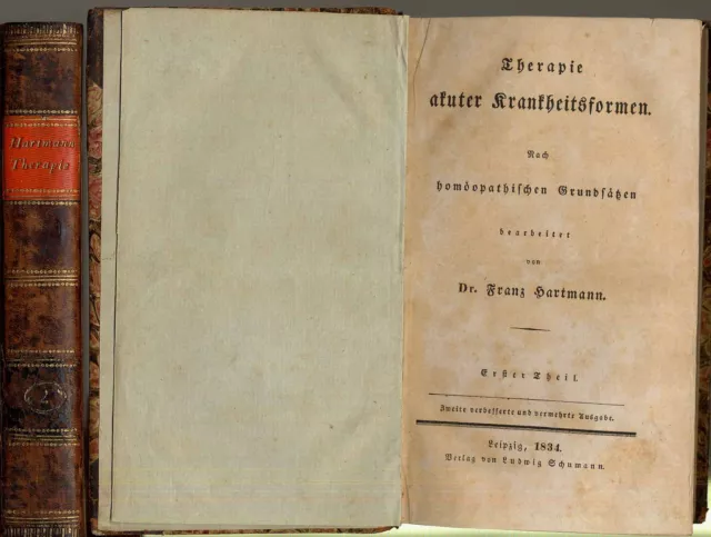 1834 Hartmann: Therapie akuter Krankheitsformen. (52830AB)