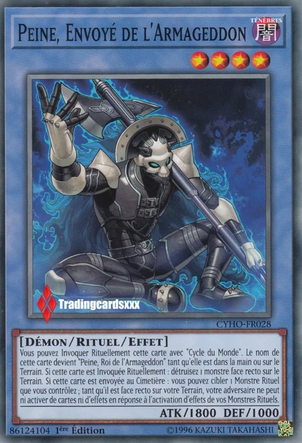 Yu-Gi-Oh! Karte: Demise, Agent Of Armageddon – CYHO-EN028 Common, 1. Auflage