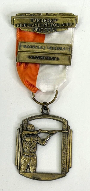 1953 Medford Rifle & Pistol Club Shooting Competition Medal