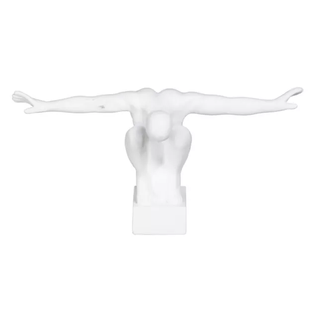 Deko-Figur Weiß 39 x 15,5 x 19 cm